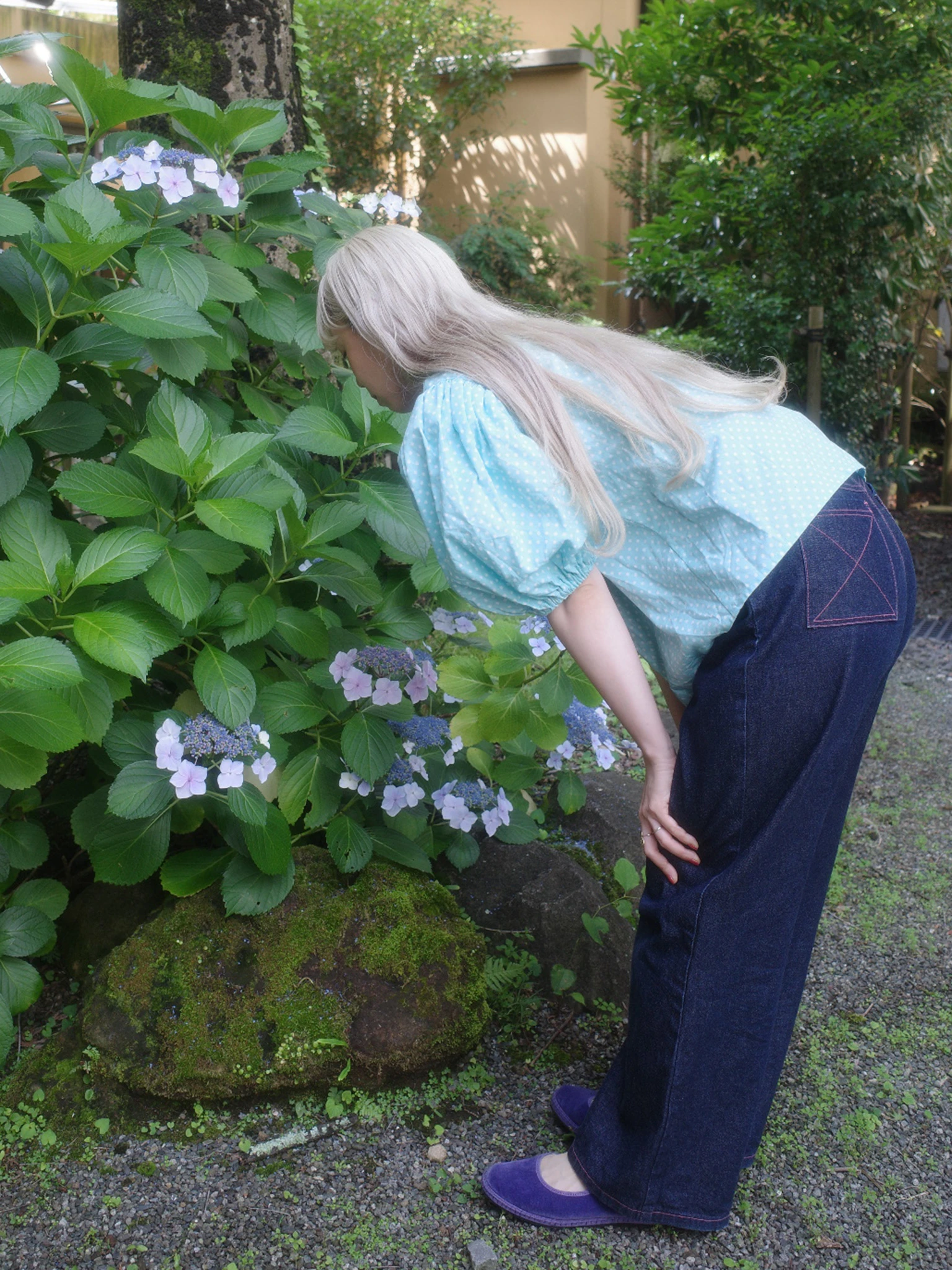My Pink Stitch DENIM PANTS (by Himawari)