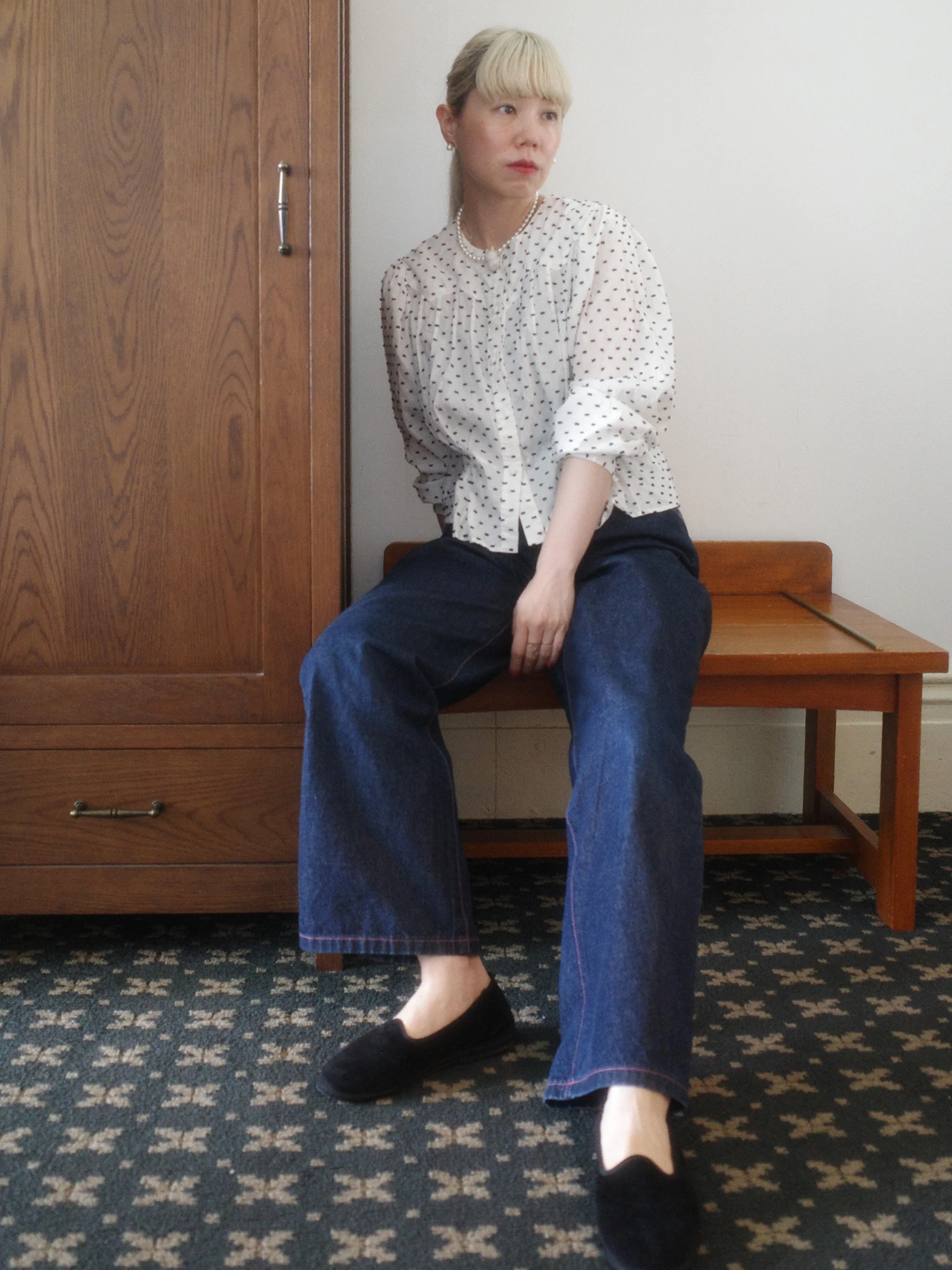 My Pink Stitch DENIM PANTS (by Himawari) 8